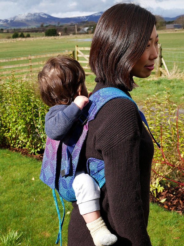 Starry Night Brew Onbuhimo Baby Carrier by Oscha Oscha at Little Zen One