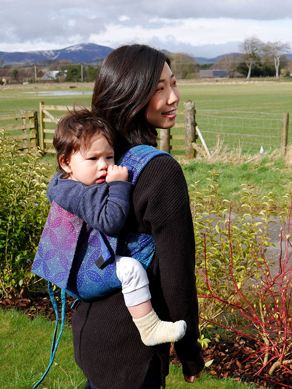 Starry Night Brew Onbuhimo Baby Carrier by Oscha Oscha at Little Zen One