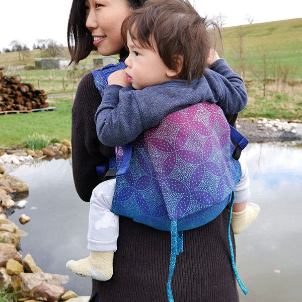 Starry Night Brew Onbuhimo Baby Carrier by Oscha Oscha at Little Zen One