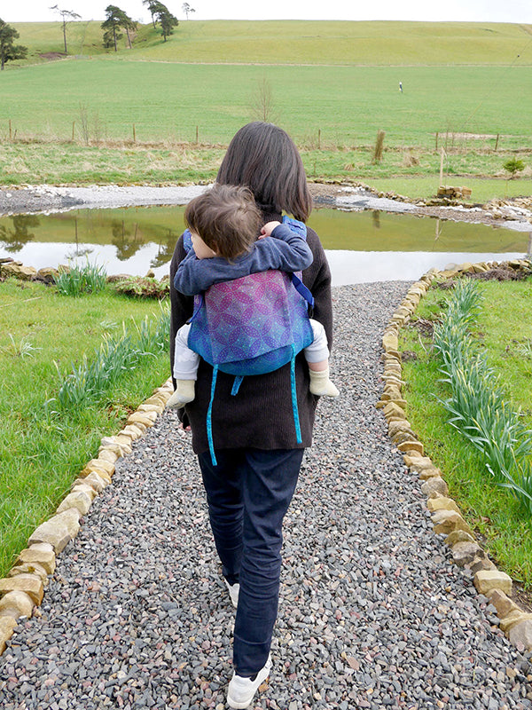 Starry Night Brew Onbuhimo Baby Carrier by Oscha Oscha at Little Zen One