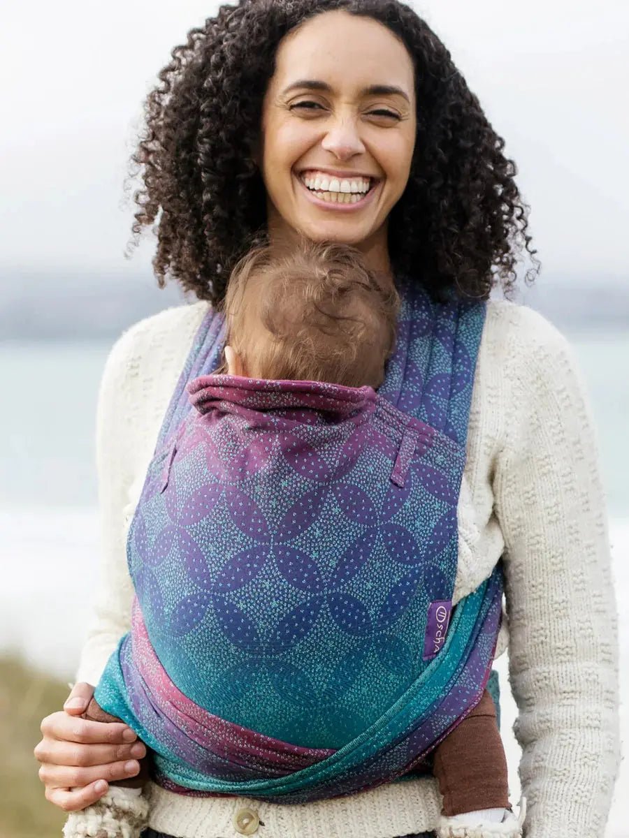 Starry Night Brew Preschool Cairis Half Buckle by Oscha - Half Buckle CarrierLittle Zen One43895888