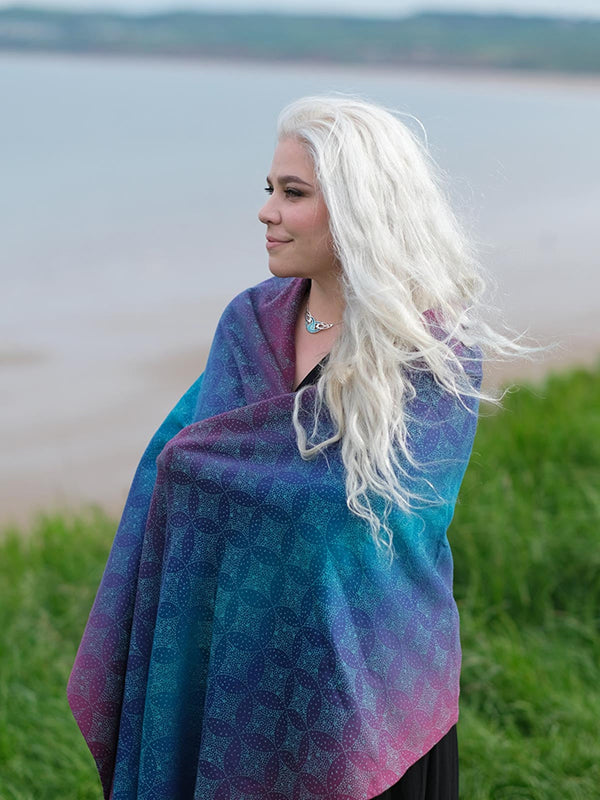 Starry Night Brew Shawl by Oscha Oscha at Little Zen One