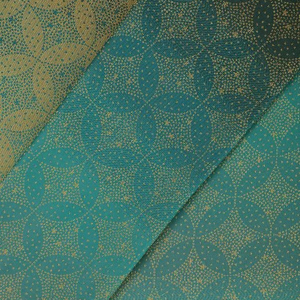 Starry Night Gold Dust Fabric Piece by Oscha Fabric