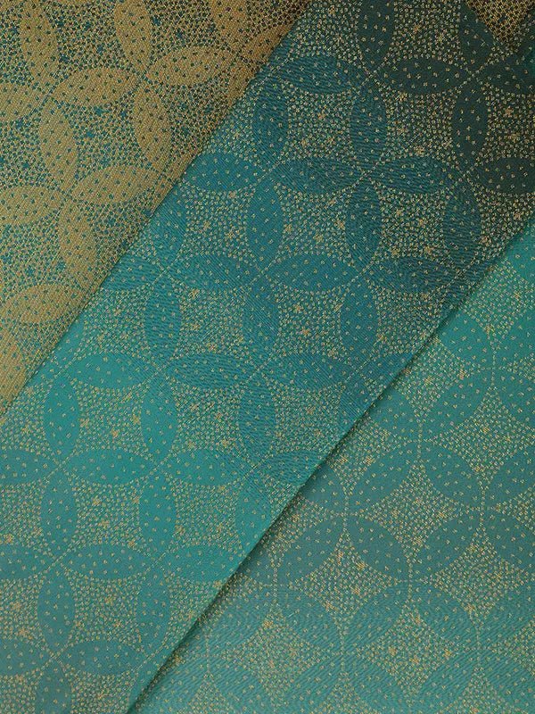 Starry Night Gold Dust Fabric Piece by Oscha Fabric