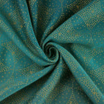 Starry Night Gold Dust Fabric Piece by Oscha Fabric