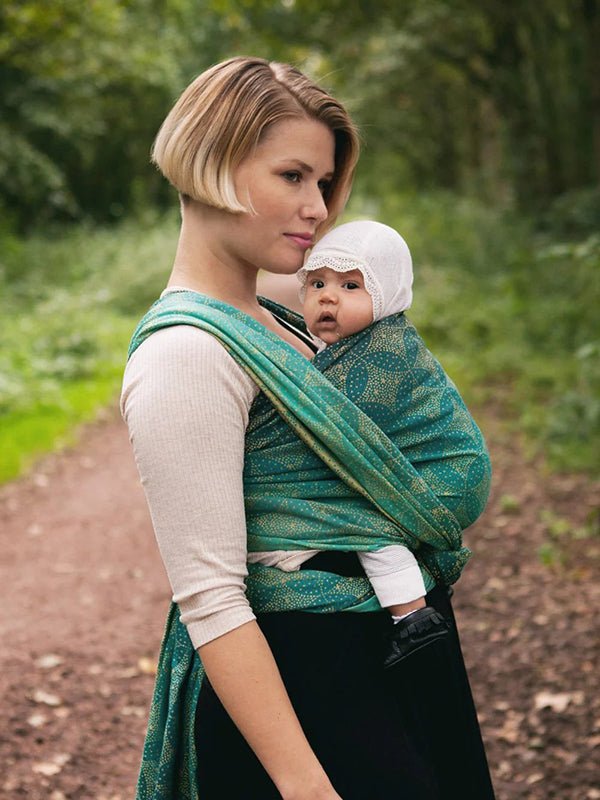 Starry Night Gold Dust Woven Wrap by Oscha - Woven WrapLittle Zen One00550224