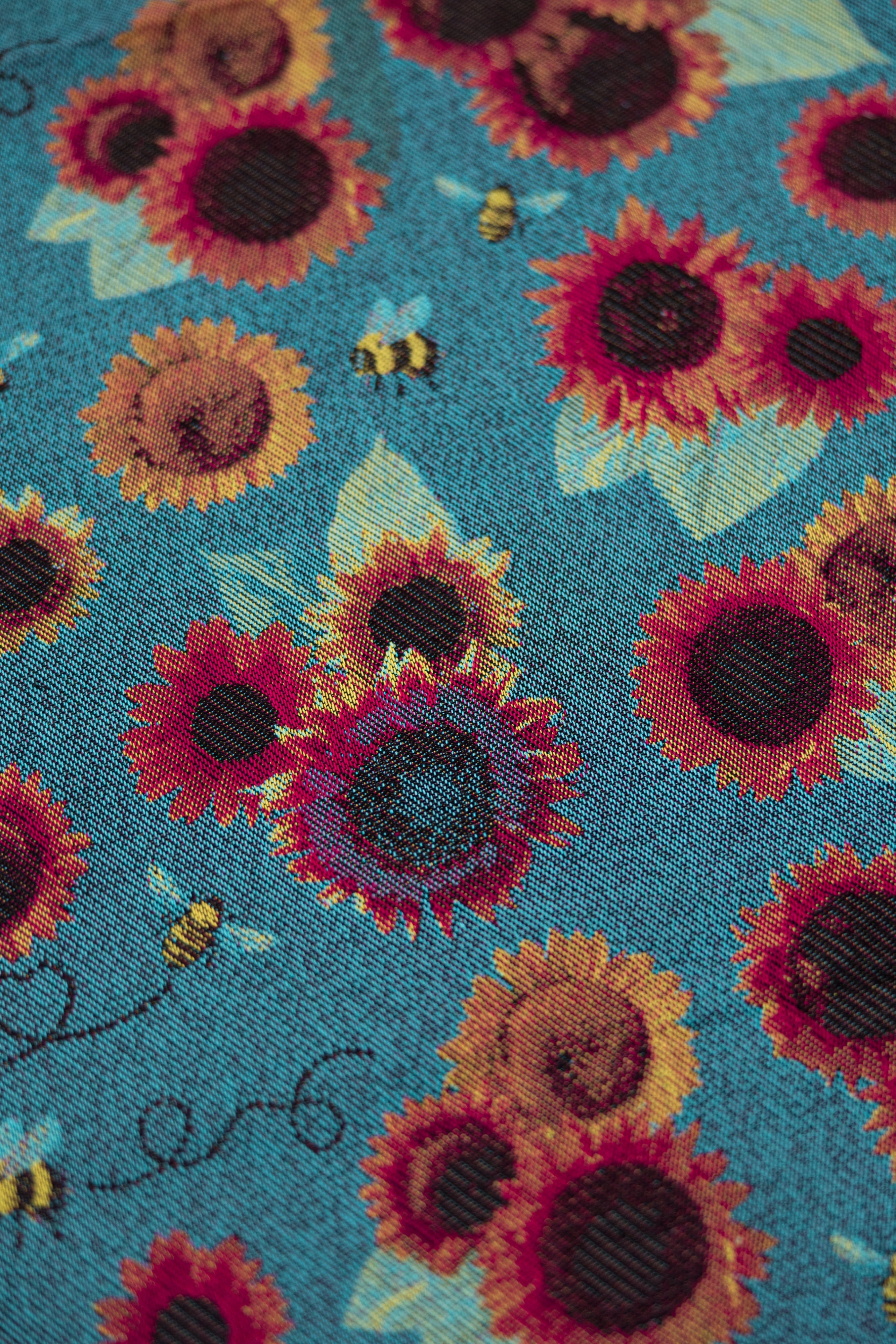 Sunflowers Bumble Blossom by LennyLamb