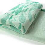 Swirling Fishes Green Blanket by Didymos Home Hobby