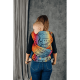 Symphony Rainbow Dark Preschool LennyHybrid Half Buckle by LennyLamb - Half Buckle CarrierLittle Zen One5907557762199