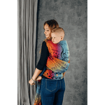 Symphony Rainbow Dark Preschool LennyHybrid Half Buckle by LennyLamb - Half Buckle CarrierLittle Zen One5907557762199