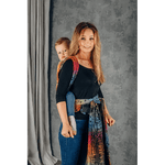 Symphony Rainbow Dark Preschool LennyHybrid Half Buckle by LennyLamb - Half Buckle CarrierLittle Zen One5907557762199