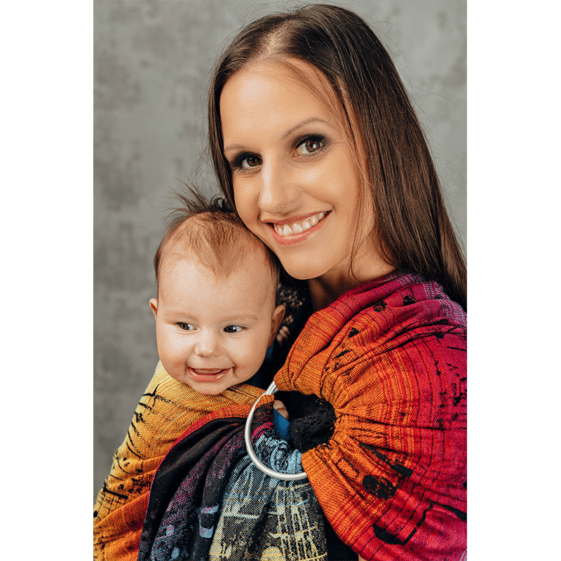 Symphony Rainbow Dark Ring Sling by LennyLamb - Ring SlingLittle Zen One5907557709040
