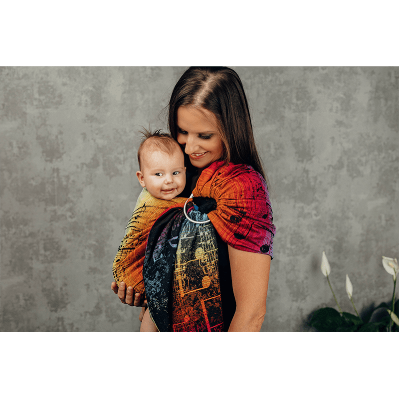 Symphony Rainbow Dark Ring Sling by LennyLamb - Ring SlingLittle Zen One5907557709040