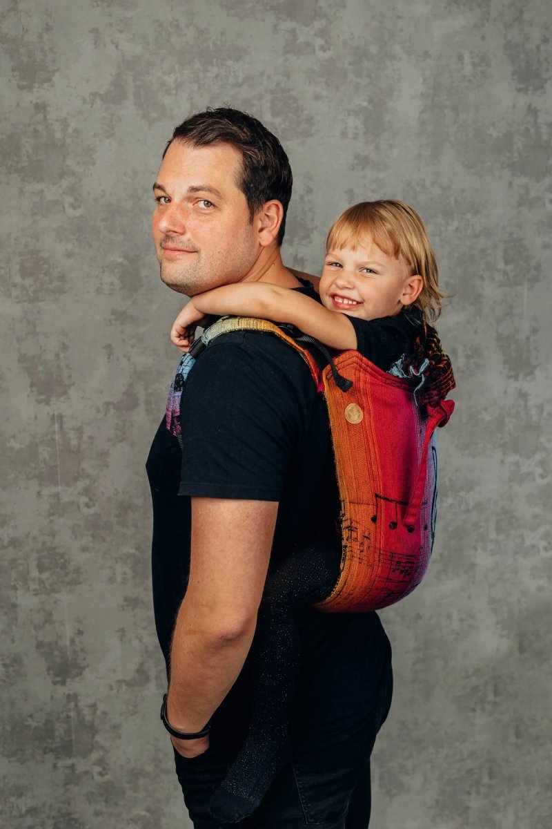 Symphony Rainbow Dark Toddler Onbuhimo PRO by LennyLamb - OnbuhimoLittle Zen One20469328