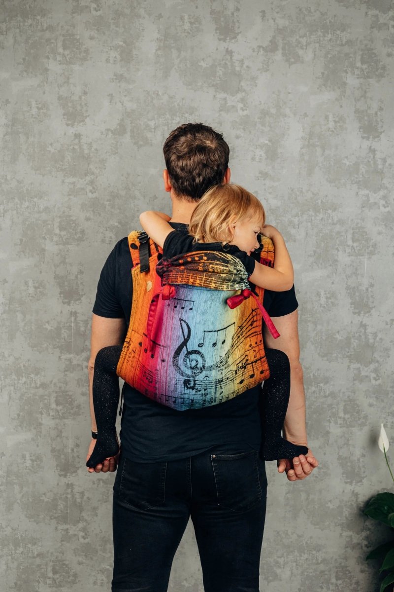 Symphony Rainbow Dark Toddler Onbuhimo PRO by LennyLamb - OnbuhimoLittle Zen One20469328