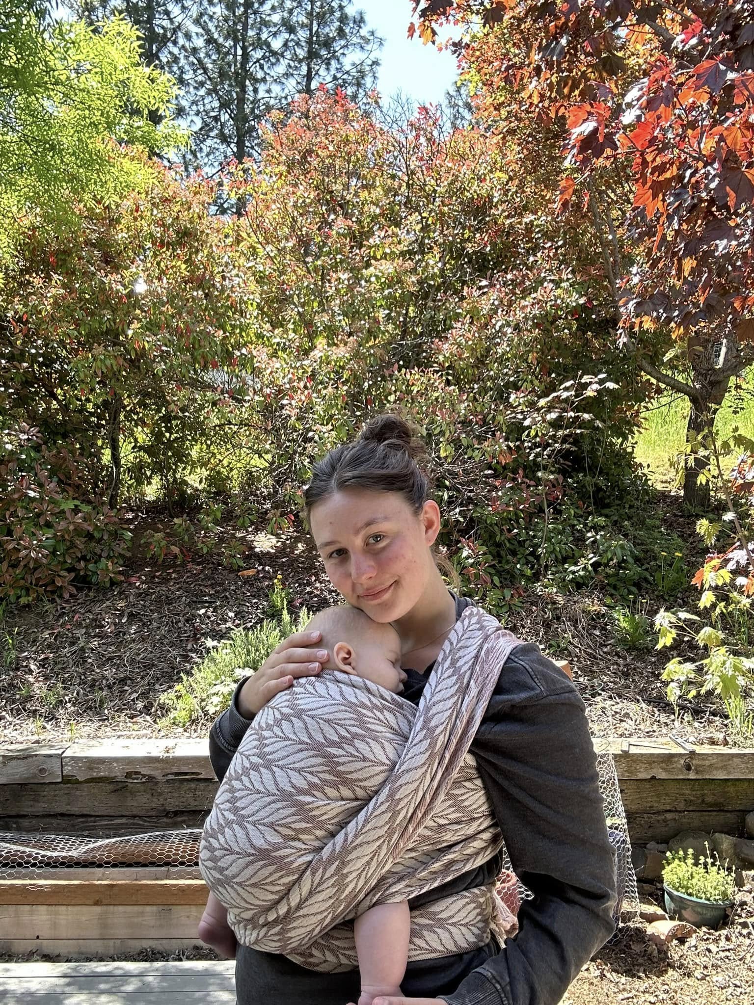 Didymos Woven Wrap Trias Chai Cinnamon Sofi Hart