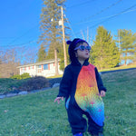 LennyLamb Bear Romper Rainbow Lotus Kayla Uylingco