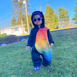 LennyLamb Bear Romper Rainbow Lotus Kayla Uylingco