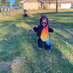LennyLamb Bear Romper Rainbow Lotus Kayla Uylingco