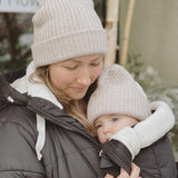 Mamalila Copenhagen Babywearing and Maternity Winter Coat Black Ash