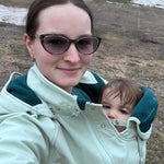 Mamalila Allrounder Babywearing Jacket Mint Alexis Steel