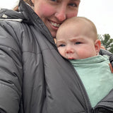 Mamalila Copenhagen Babywearing Winter Coat Black Kennedy Lorenz