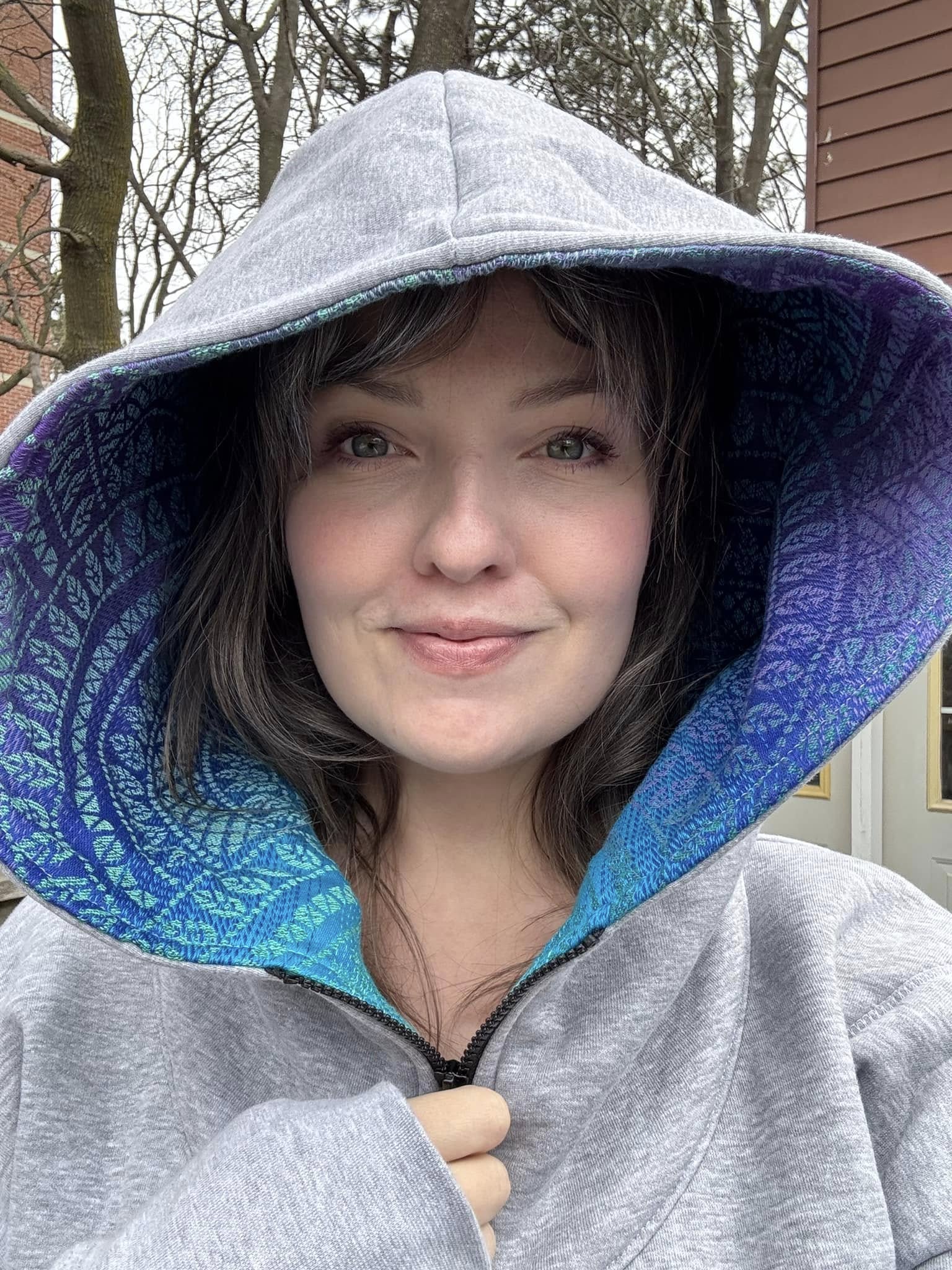 LennyLamb Babywearing Outerwear Hoodie Peacocks Tail Fantasy Elise