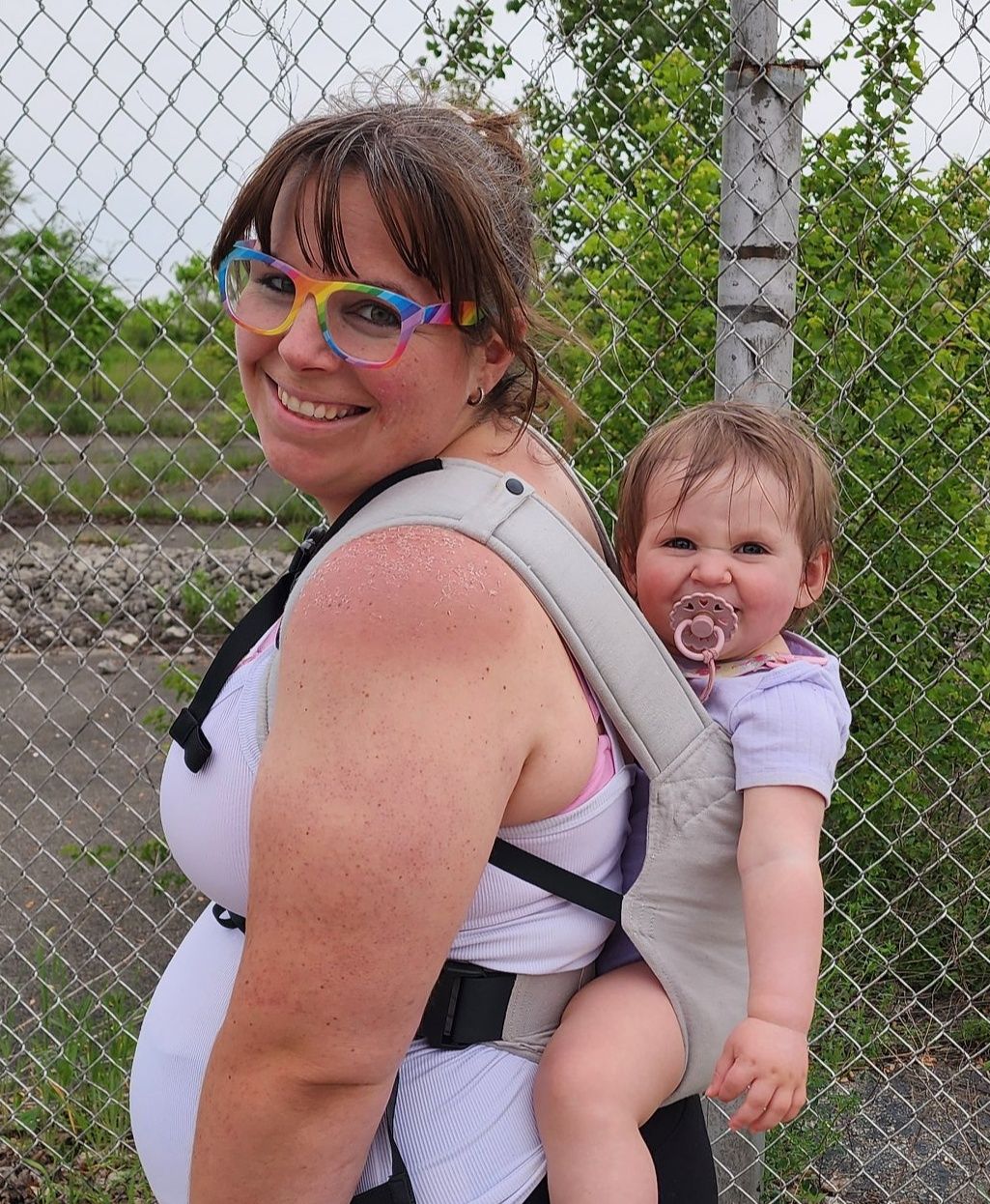 Happy Baby Buckle Carrier Original Fog Taylee Smart