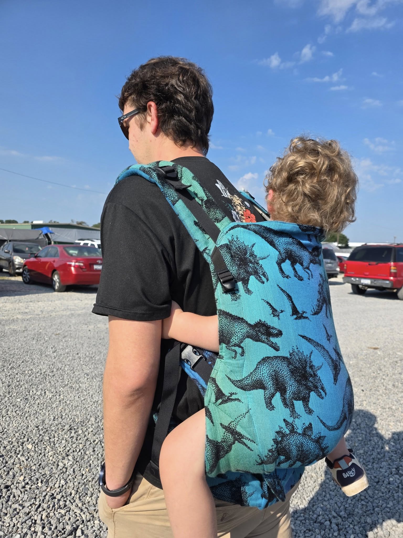 Ugc 2025 9 22 LennyLamb Buckle Carrier LennyPreschool Jurassic Park Kaitlin