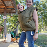 Ugc 2025 9 26 Mamalila Babywearing Outerwear Vest Stockholm Khaki Breeanna
