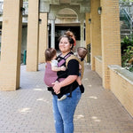 Taro with Desert Tan Original Baby Carrier by Happy Baby Buckle Carrier