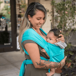 Tide Pool Everyday Half Buckle Baby Carrier by Beachfront Baby Half Buckle