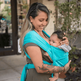 Tide Pool Everyday Half Buckle Baby Carrier by Beachfront Baby Half Buckle