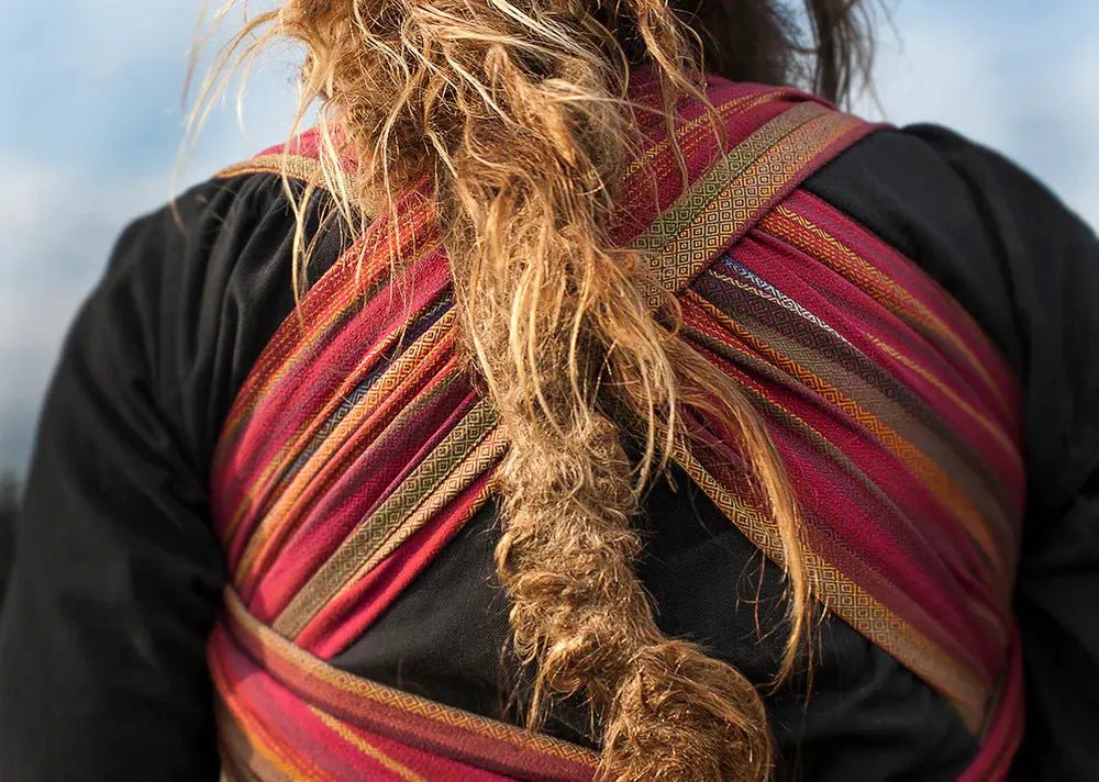 Tierra red Woven Wrap by Girasol - Woven WrapLittle Zen One71686736