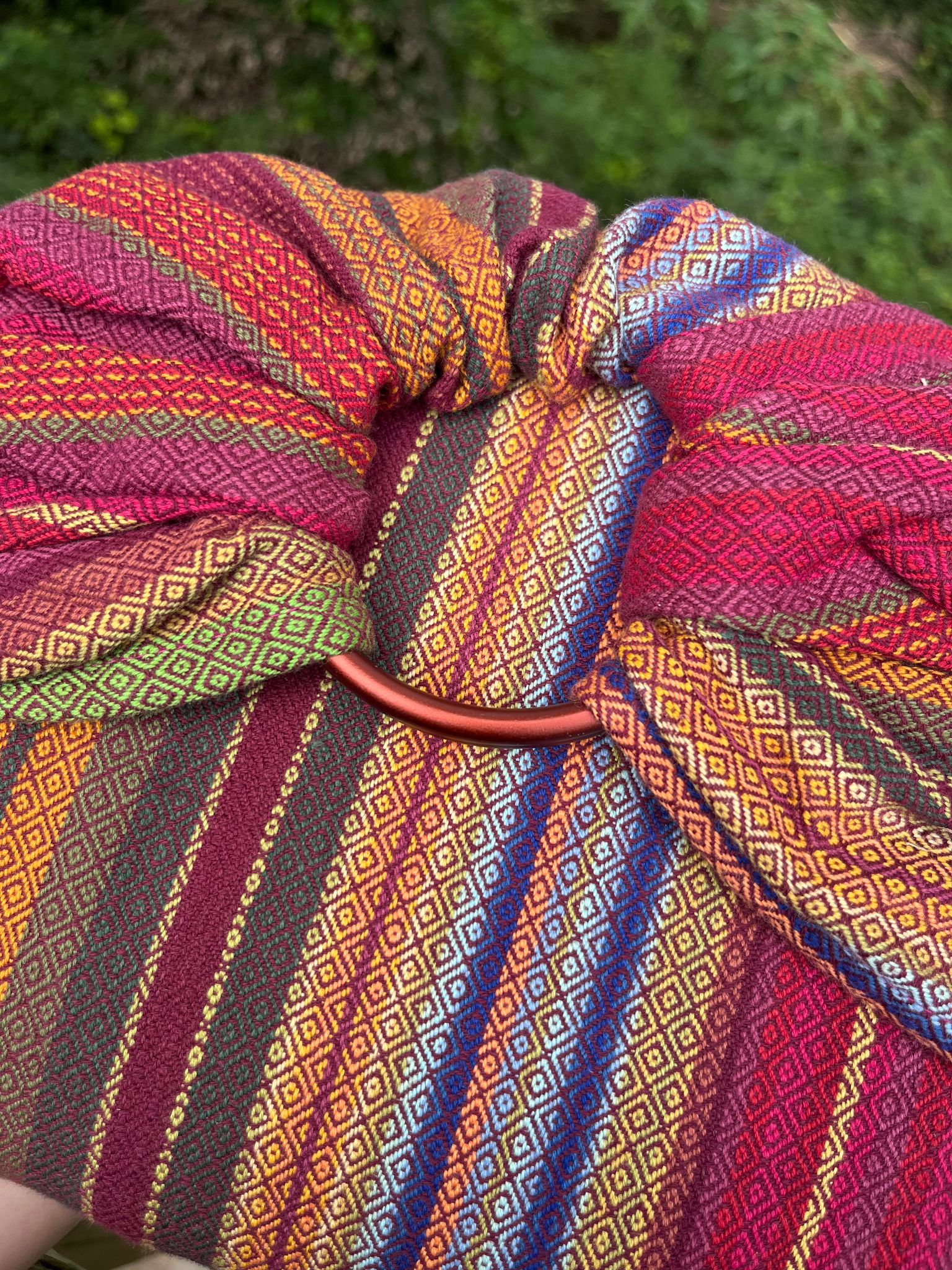 Tierra red Ring Sling by Girasol Girasol