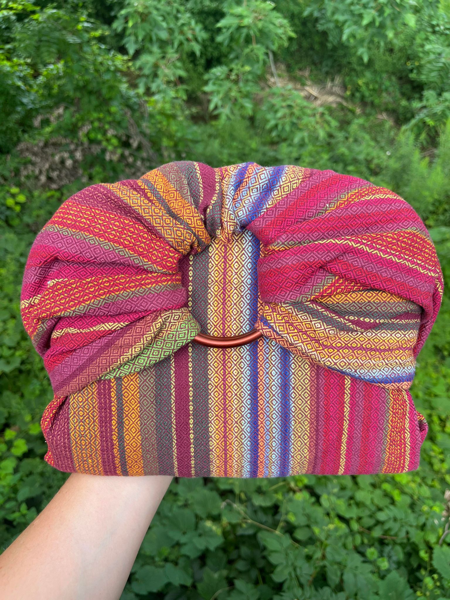 Tierra red Ring Sling by Girasol Girasol