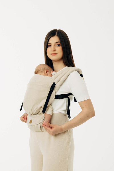 LennyLamb Track Buckle Baby Carrier | Cotton – Little Zen One
