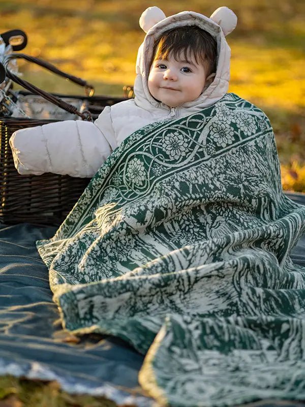 Treebeard Dont Be Hasty Lightweight Baby Blanket by Oscha Home Hobby