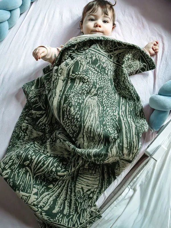 Treebeard™ Don't be Hasty Lightweight Baby Blanket by Oscha - Home & HobbyLittle Zen One1111143478