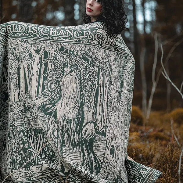 Treebeard Dont Be Hasty Lightweight Blanket by Oscha Home Hobby
