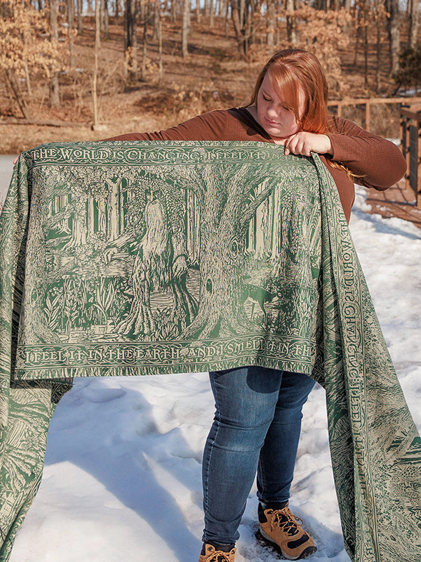 Treebeard™ Don't Be Hasty Woven Wrap by Oscha Oscha at Little Zen One