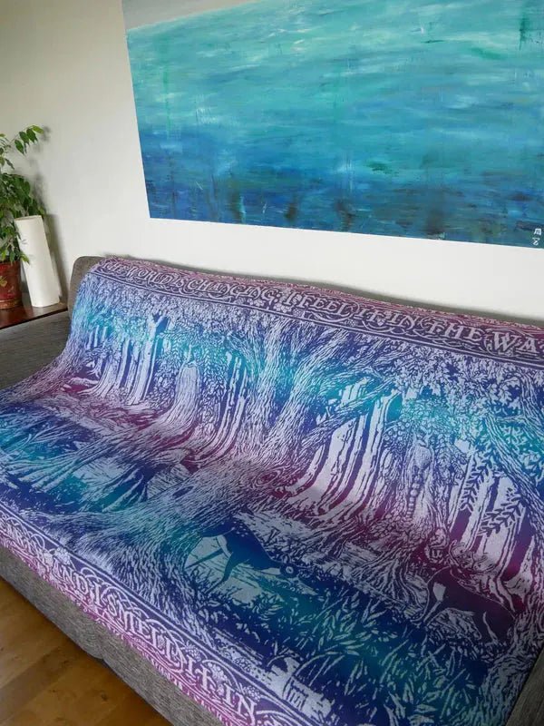 Treebeard™ Philosophy Blanket by Oscha - Home & HobbyLittle Zen One64327760