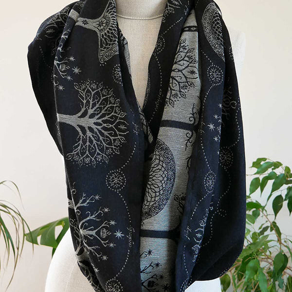 Trees of Gondor™ Ithildin Infinity Loop Scarf by Oscha Oscha at Little Zen One