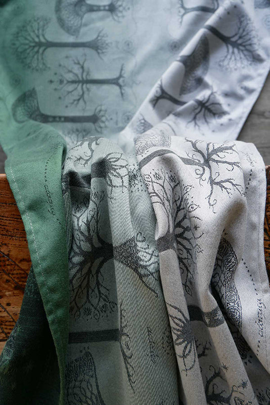 Trees of Gondor Through the Mist Woven Wrap