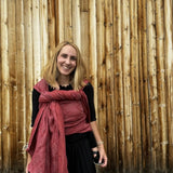 Trias Amaranth Tri Blend Woven Wrap
