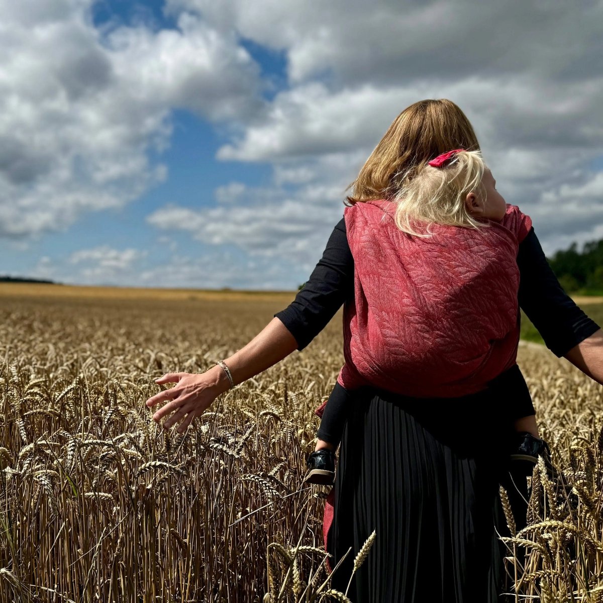 Trias Amaranth Tri Blend Woven Wrap by Didymos - Woven WrapLittle Zen One4048554356125