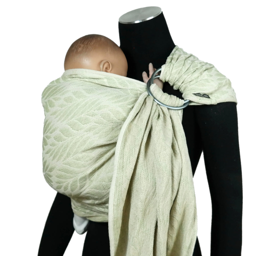 Trias Morning Green DidySling Ring Sling