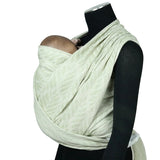 Trias Morning Green Linen Woven Wrap by Didymos Didymos at Little Zen One