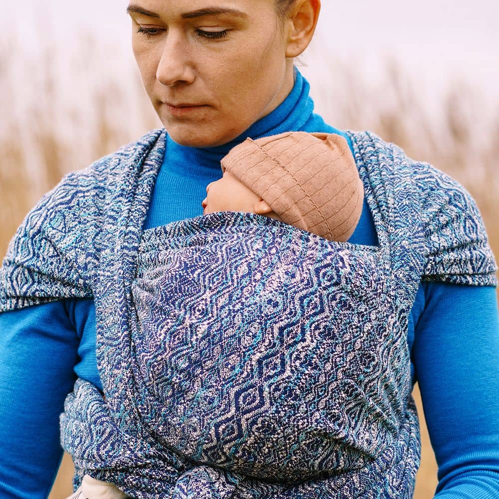 Hedwych Hearts Ocean Soul Woven Wrap | Didymos | LZO – Little Zen One