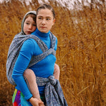 Hedwych Hearts Ocean Soul Woven Wrap by Didymos Didymos at Little Zen One